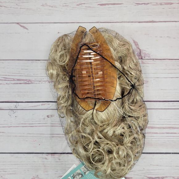 Paula Young A3334 Curly Comb Clip In Hair Piece Blonde - Picture 2 of 5